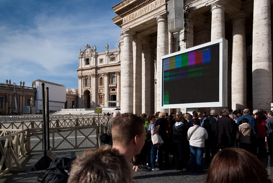 Ватиканское телевидение ничего не передаёт