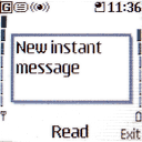 New instant message