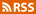 Иконка RSS оранжевого цвета