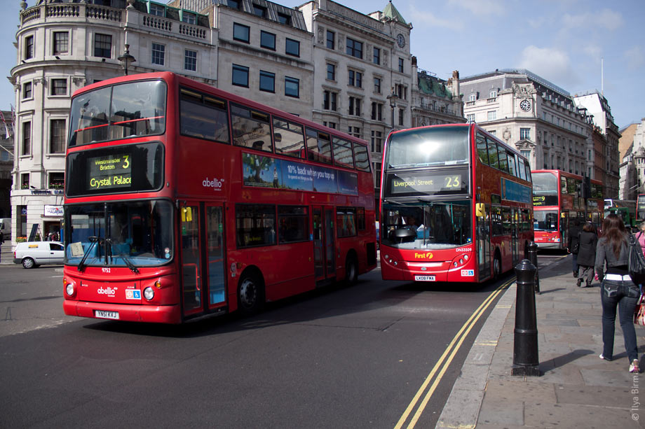 Автобусы в Лондоне