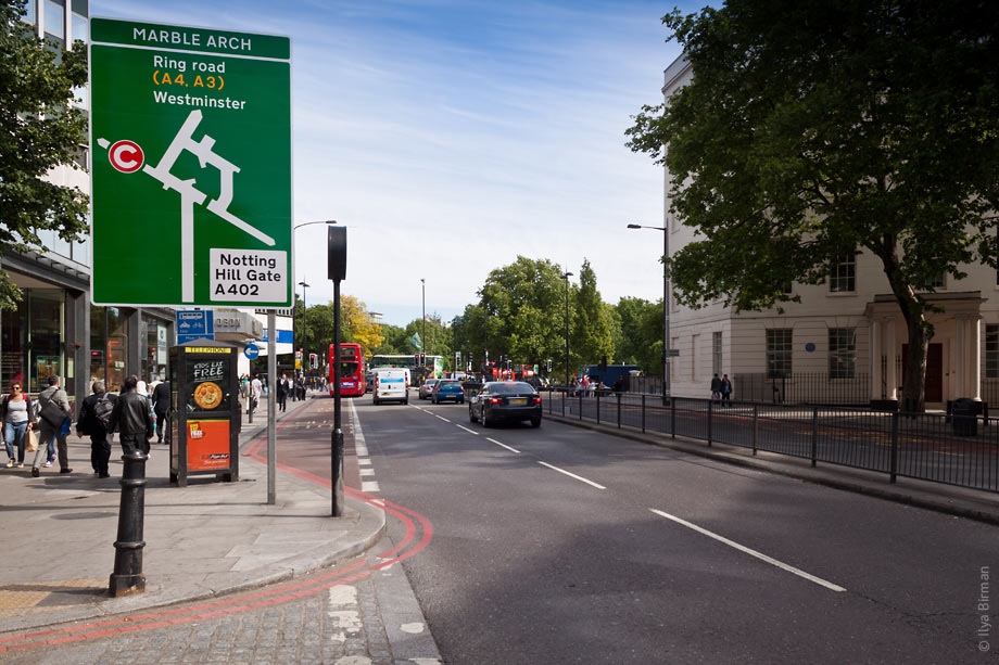 Дорожные знаки в лондоне фото