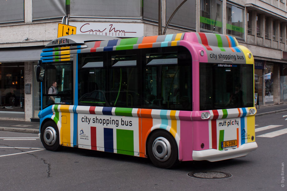 Бесплатный городской наноавтобус для шопинга