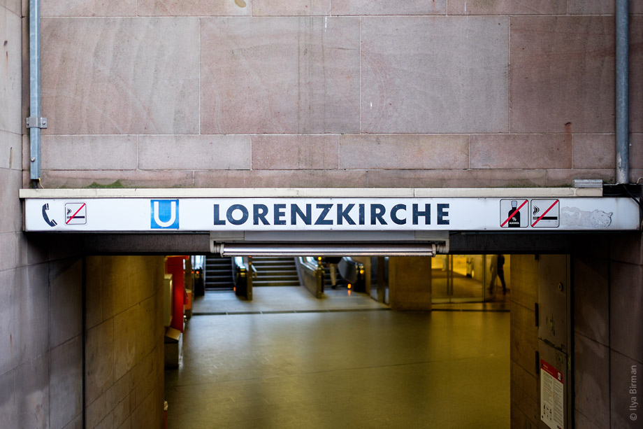 Станция Лоренцкирхе в Нюрнберге