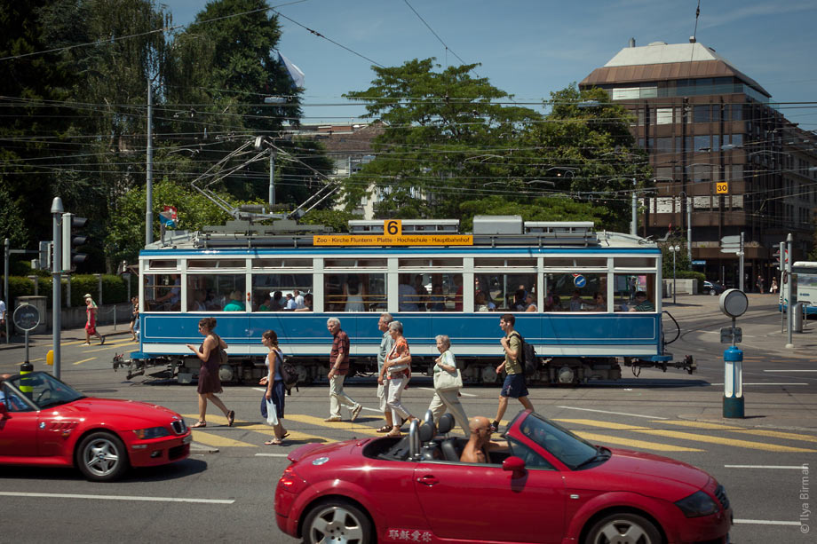 Трамвай в Цюрихе
