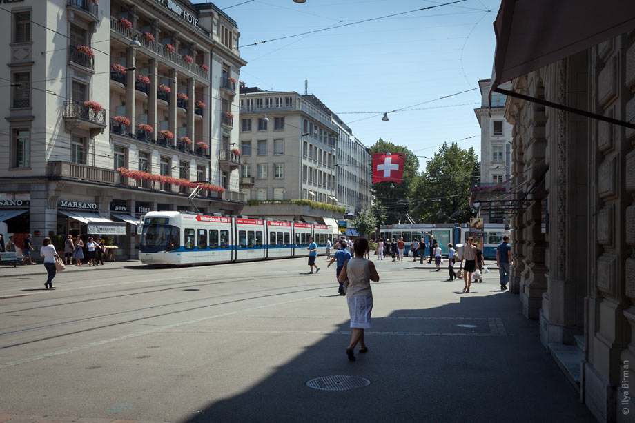 Трамвай в Цюрихе